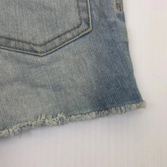 CHEROKEE EUC GIRLS JEAN DENIM JEANS SHORTS SUMMER CASUAL BLUE SPRING SIZE 6 6X - Picture 5 of 5